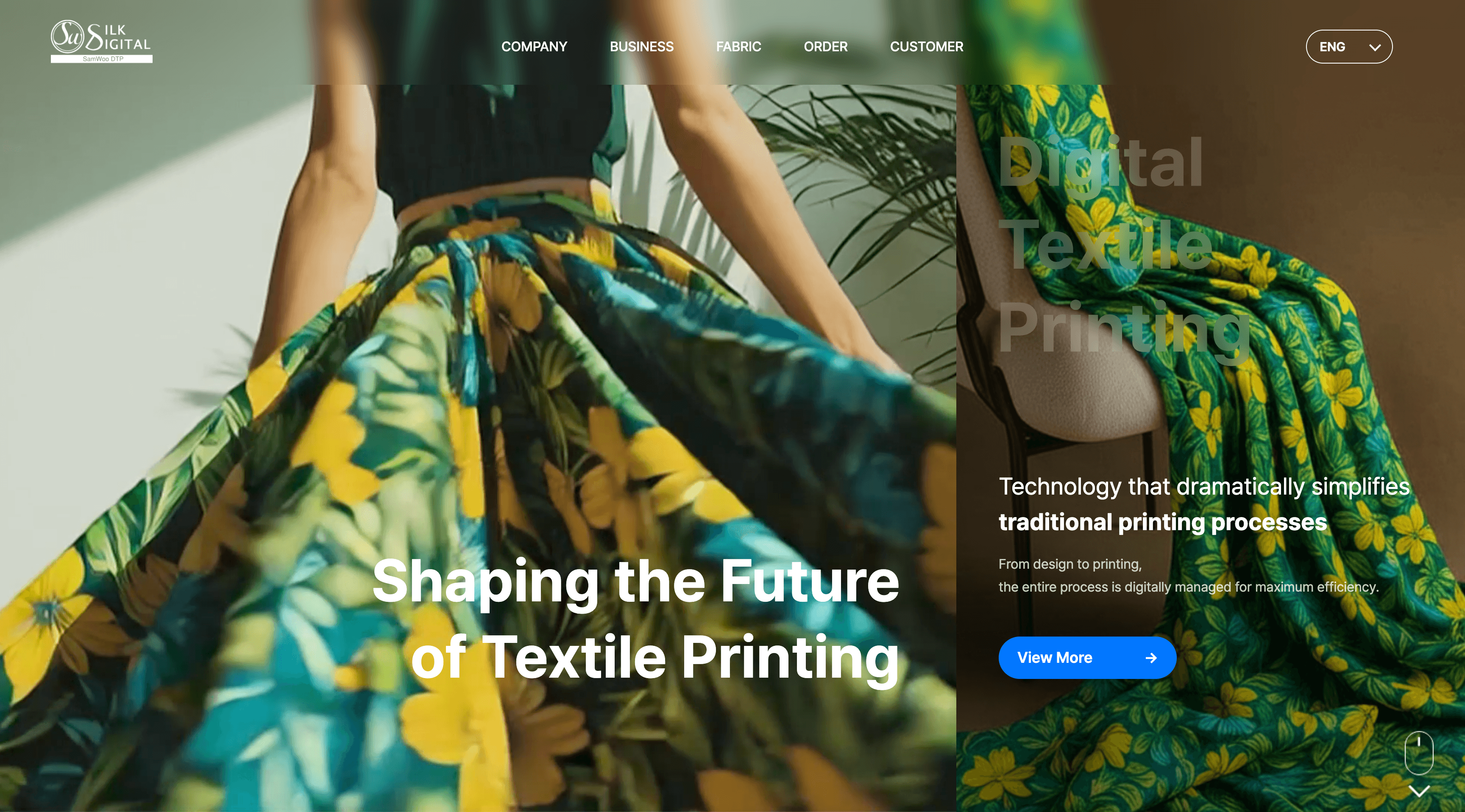 삼우 디티피 홈페이지 메인 이미지